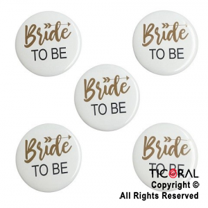 PINS BRIDE TO BE PACK X 5 X 1